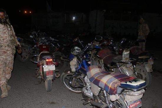 مصادرة دراجات نارية مخالفة بالشيخ عثمان ودار سعد
