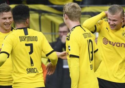 هالاند يهدي دورتموند إنجازا تاريخيا