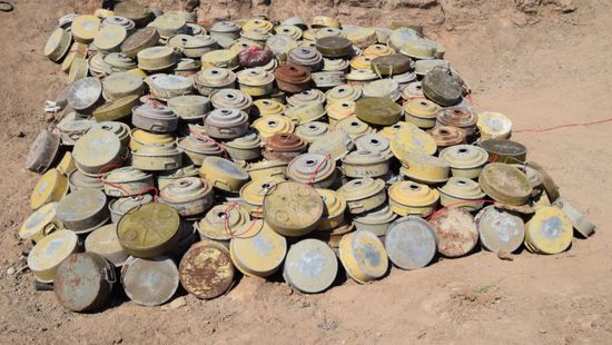 إتلاف 1013 لغما بالساحل الغربي