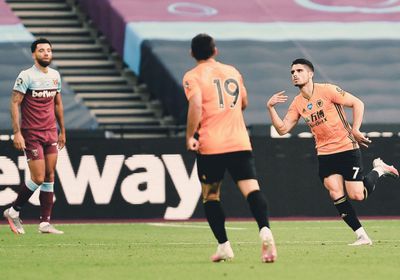 وولفرهامبتون يفوز على ويستهام يونايتد بثنائية في الدوري الإنجليزي