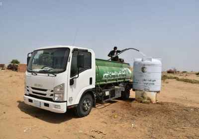 مركز الملك سلمان يضخ 500 ألف لتر مياه بحجة