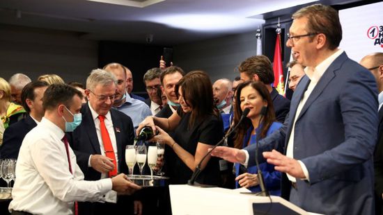 حزب الرئيس الصربي يحقق فوزًا كبيرًا في الانتخابات التشريعية