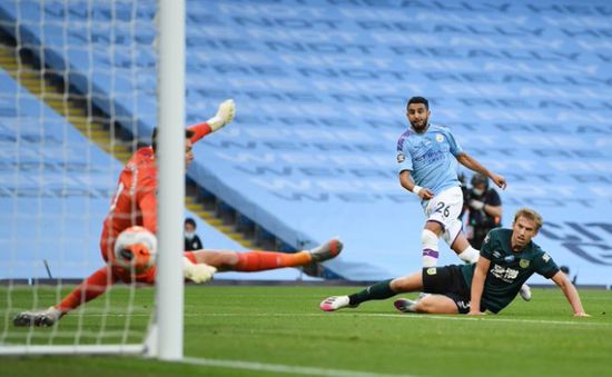 محرز ورفاقه يدمرون بيرنلي بخماسية