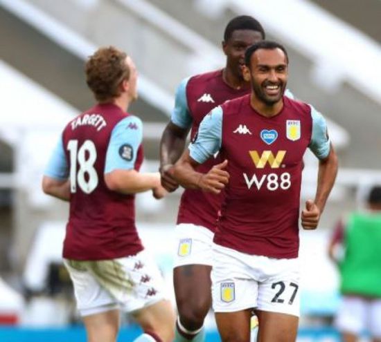 المحمدي يسجل من ضربة رأس لأستون فيلا أمام نيوكاسل