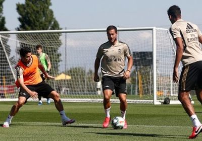 ريال مدريد يواصل تدريباته استعدادا لإسبانيول