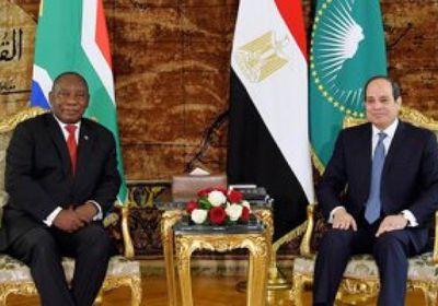الرئيس المصري ونظيره بجنوب أفريقيا يبحثان هاتفيا تطورات سد النهضة 