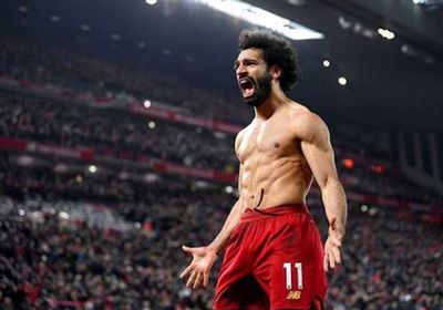 محمد صلاح يحتفل بتتويج ليفربول بطلاً للدوري الإنجليزي