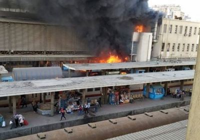 مصرع 7  أشخاص في حريق مستشفى شمالي مصر (صور)