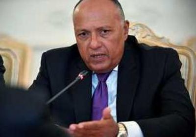  وزير الخارجية المصري: ملتزمون بالمسار الدبلوماسي في التعامل مع قضية سد النهضة