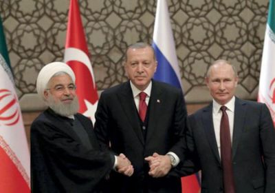 البيان الختامي لقمة بوتين وأردوغان وروحاني: النزاع في سوريا لن يزول إلا بعملية سياسية