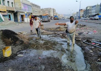 "إنقاذ" ترمم الطرق المتهالكة في الحبيلين