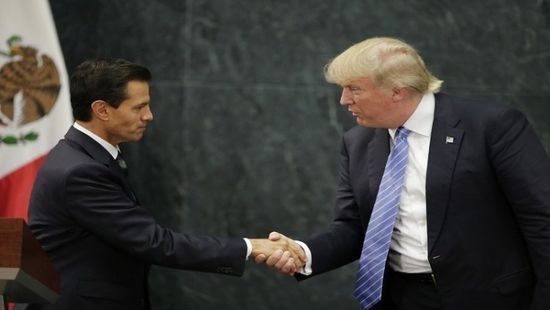 ترامب يلتقي نظيره المكسيكي في الثامن من الشهر الجاري