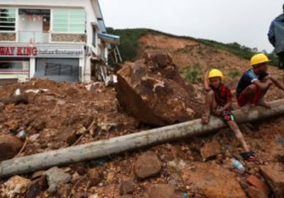  سقوط 100 قتيل إثر حادث انزلاق التربة في ميانمار حتى الآن