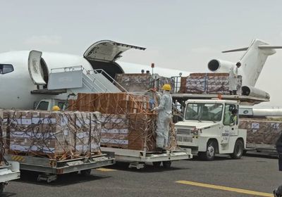 17 طن مساعدات طبية تصل إلى صنعاء