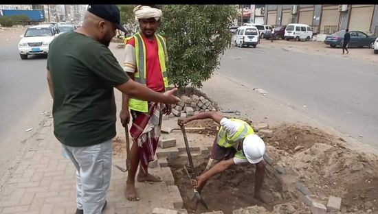 تدشين مشروع إنارة شارع التسعين في المنصورة