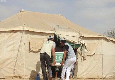 "سلمان للإغاثة" يوزع 600 سلة غذائية في حجة