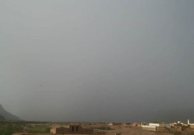 أمطار غزيرة على بعض مناطق حضرموت 