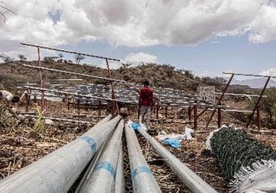 أوكسفام تضخ المياه لنازحي مخيم وادي البركاني