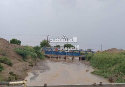 السيول تروي 2200 فدان في دلتا أبين