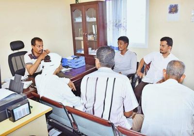 "انتقالي غيل باوزير" ومديرية الأمن يبحثان الأوضاع الأمنية