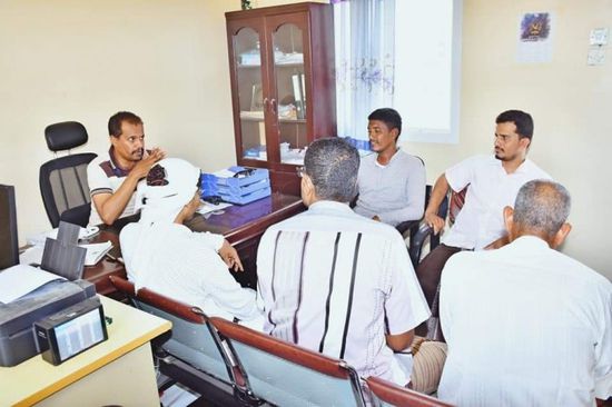 "انتقالي غيل باوزير" ومديرية الأمن يبحثان الأوضاع الأمنية