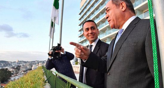  وزير الخارجية الجزائري ونظيره الإيطالي يشددان على الحل السلمي في ليبيا