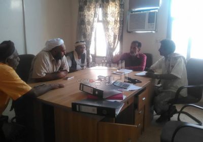 انتقالي أبين يبحث أزمات مديريتي لودر ومكيراس