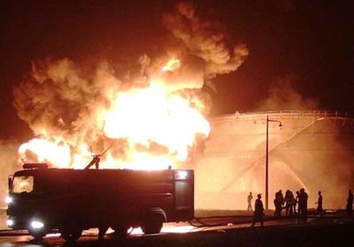 اندلاع النيران في شركة كيمياويات جنوب غربي إيران