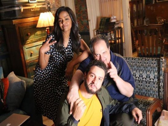 أحمد الفيشاوي بصحبة خالد الصاوي في كواليس "30 مارس"