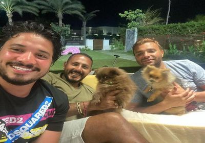 بالفيديو.. رامي صبري في سهرة طربية مع مصطفى حجاج