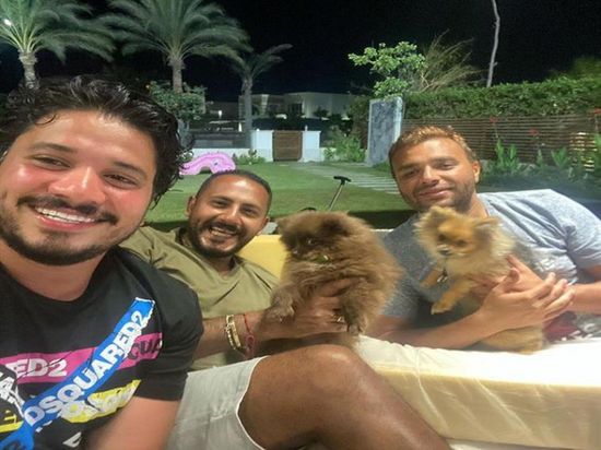 بالفيديو.. رامي صبري في سهرة طربية مع مصطفى حجاج