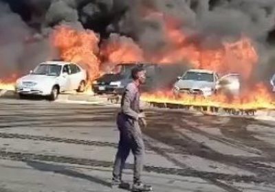  الصحة المصرية تعلن إصابة ١٢ مواطنًا إثر حادث انقلاب سيارة مواد بترولية