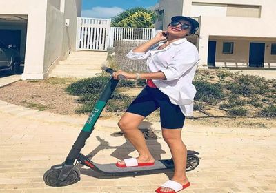 ريهام أيمن بـ "سكوتر" في أحدث ظهور لها (صور)