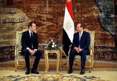 الرئيس المصري والفرنسي يبحثان تطورات الأزمة الليبية