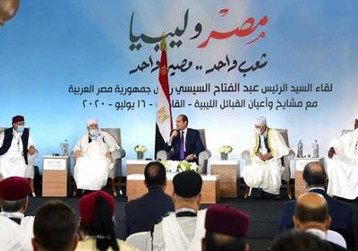 الرئيس المصري: سندخل ليبيا بطلب من القبائل ونخرج بأمر منها