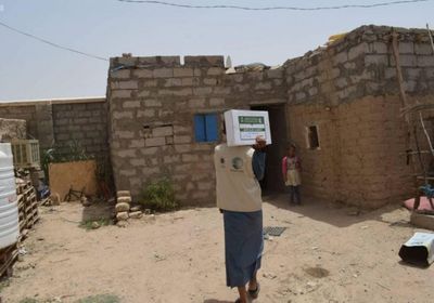 3600 أسرة تتلقى مساعدات من "سلمان للإغاثة" في مأرب