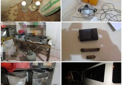 الأمن يداهم مصنع خمور في غيل باوزير ويضبط صاحبه