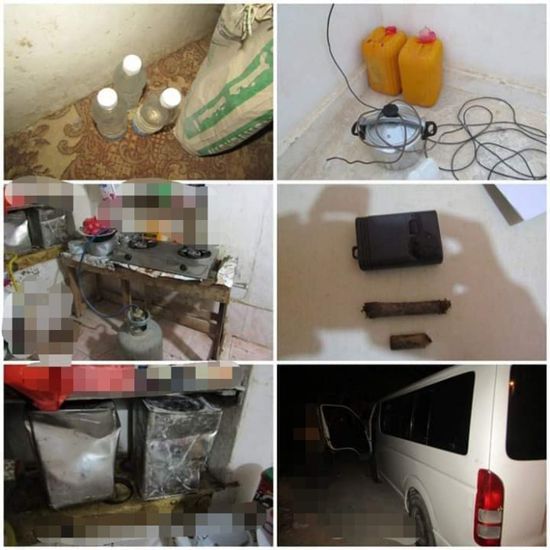 الأمن يداهم مصنع خمور في غيل باوزير ويضبط صاحبه