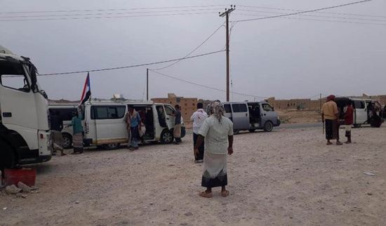 متظاهرون من غيل بن يمين يحتشدون في المكلا (صور)