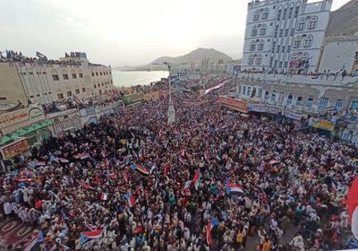 شاهد.. انطلاق فعاليات مليونية الانتقالي يمثلنا بالمكلا