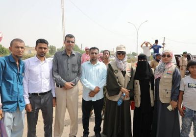 الانتقالي يدعم أبناء الشهداء المُعتصمين أمام مقر التحالف