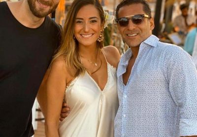 أول ظهور لـ أمينة خليل مع عمر طه بعد إعلان خطبتهما