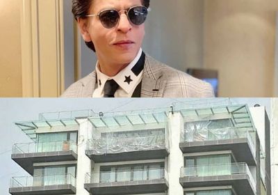 ليست الكورونا.. شاروخان يغطي منزله في مومباي بالبلاستيك لهذا السبب