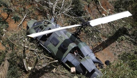 مقتل 9 جنود كولومبيين وإصابة آخرين في تحطم مروحيتهم
