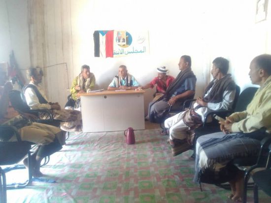 "انتقالي الوضيع" يبحث تعزيز نشاط لجانه