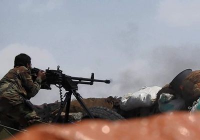 استهداف تعزيزات حوثية في مريس