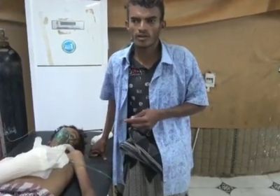 رصاصة حوثية تخترق يد طفل وتسكن بطنه