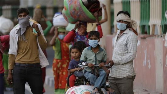  الهند تسجل قفزة قياسية في حالات الإصابة الجديدة بكورونا