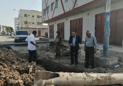 تدشين مشروع تصريف مياه الأمطار بالمنصورة