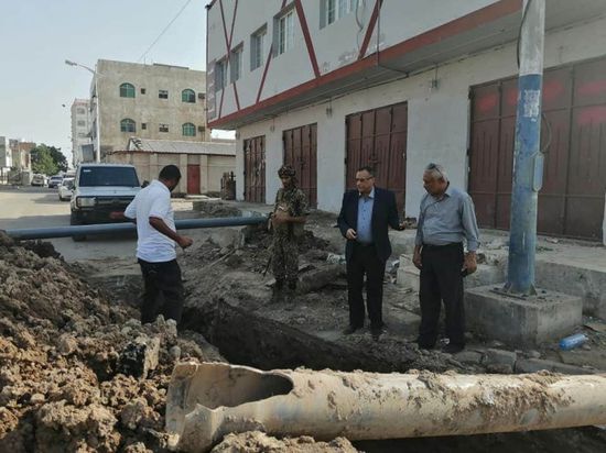 تدشين مشروع تصريف مياه الأمطار بالمنصورة